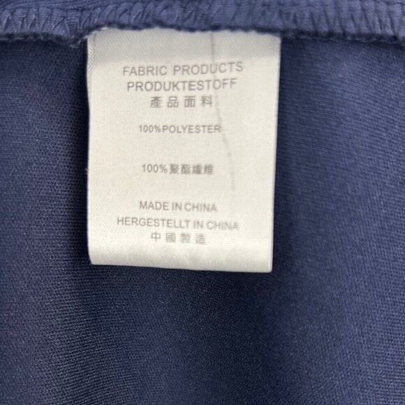 NWT Miusol Dark Navy Blue Lace Bodice Long Maxi Evening Formal Dress Size Small - Picture 9 of 9